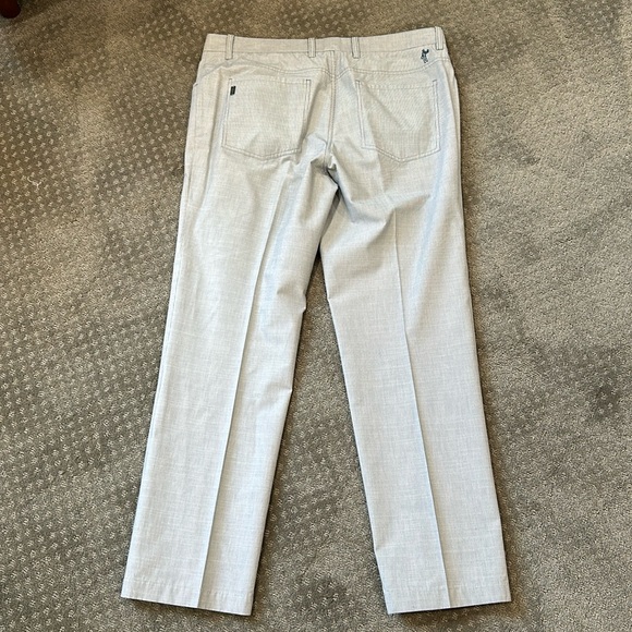 Ashworth Mens Golf Pants Light Gray 36x31 - Picture 5 of 7